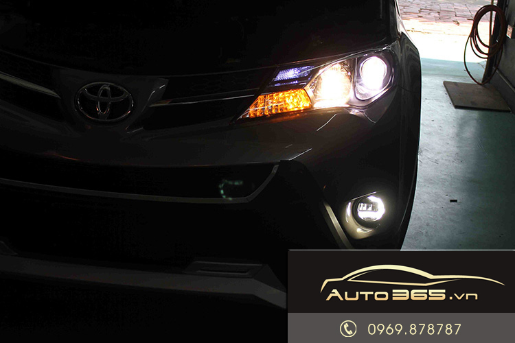 Độ đèn led xe hơi ô tô Toyota RAV4